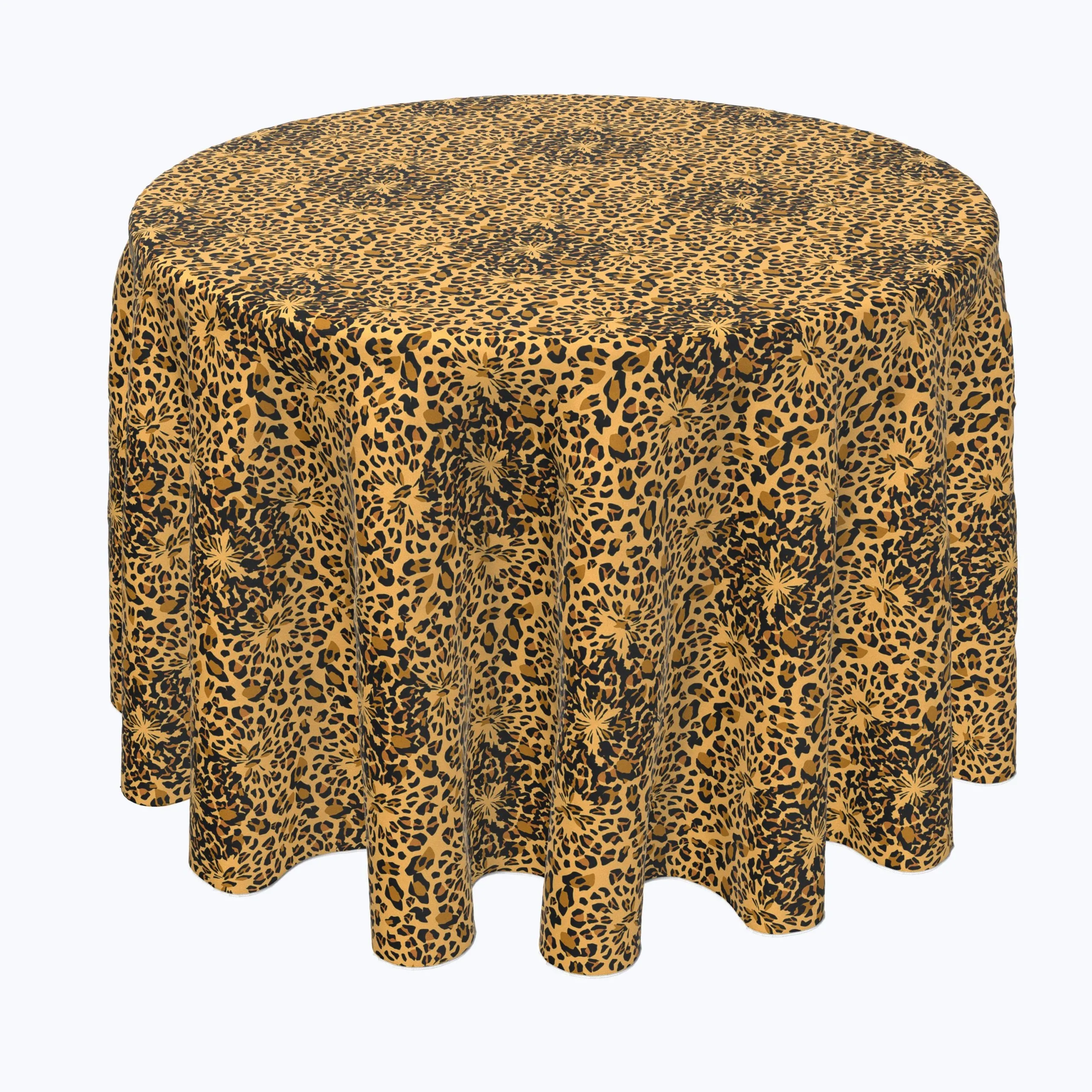 Abstract Leopard Spots Rounds