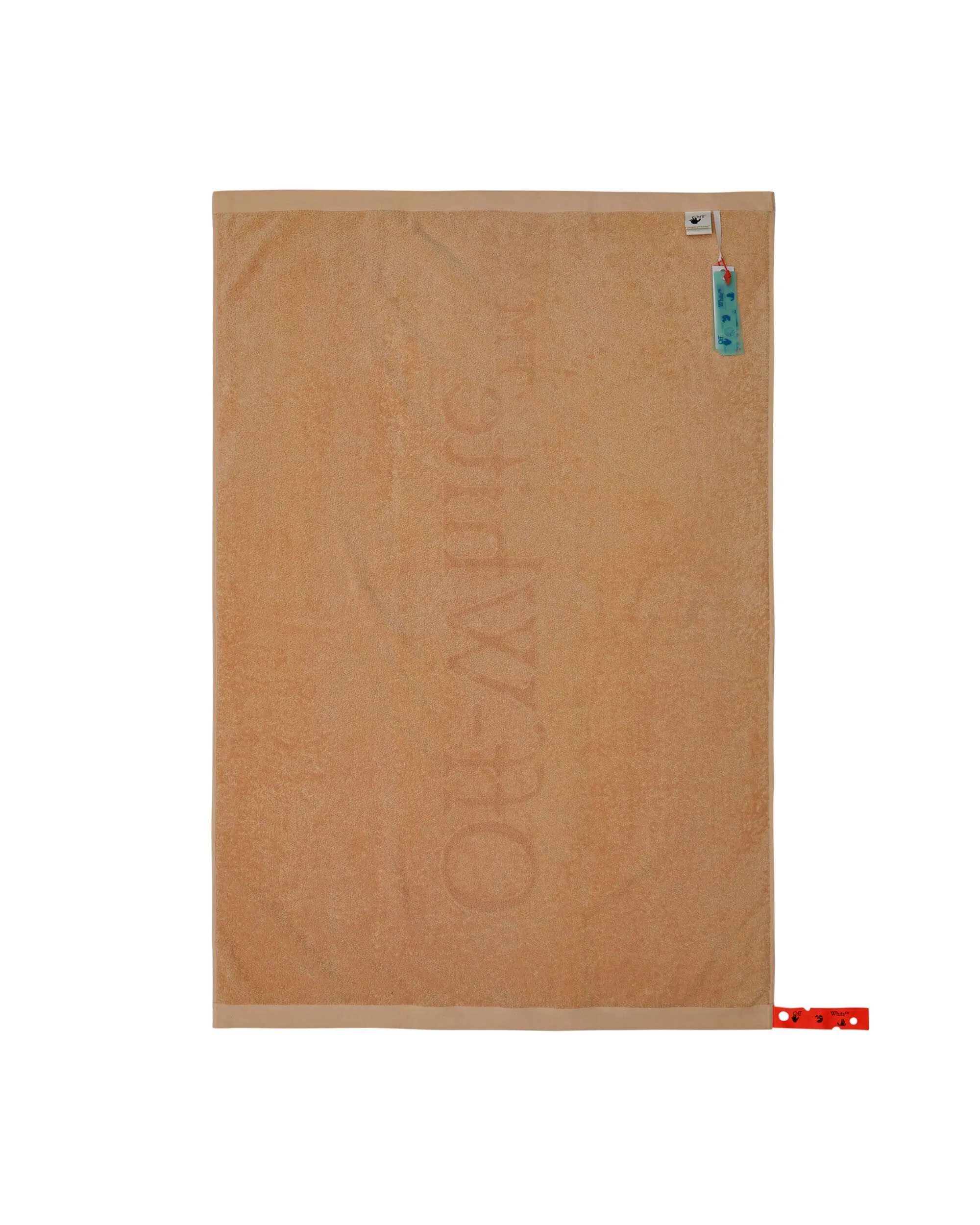 Bookish Shower Towel Beige