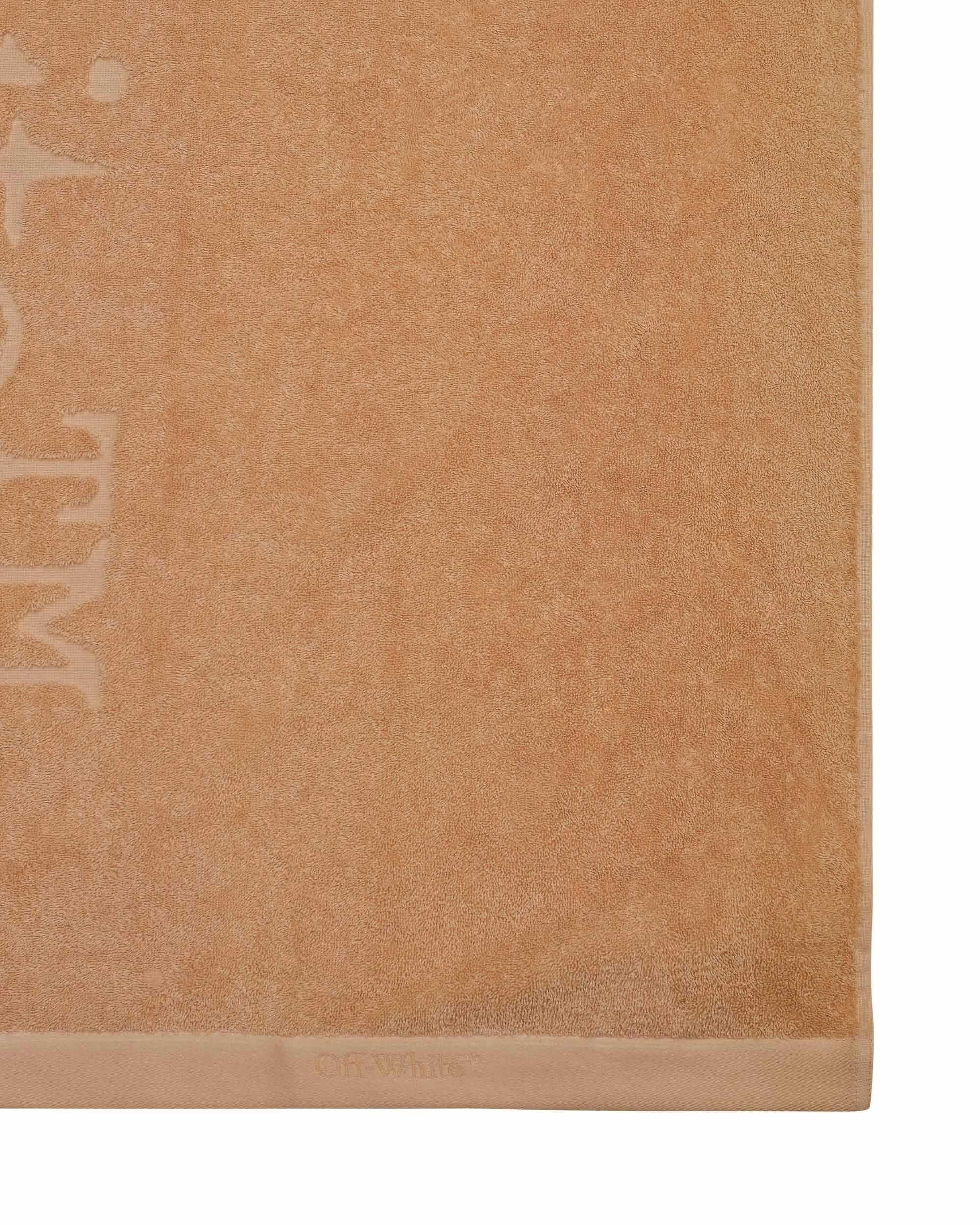 Bookish Shower Towel Beige