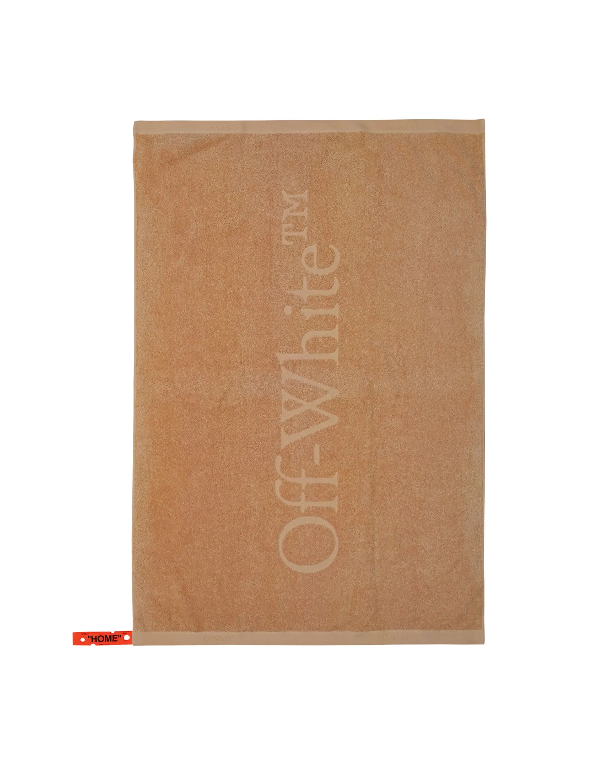Bookish Shower Towel Beige