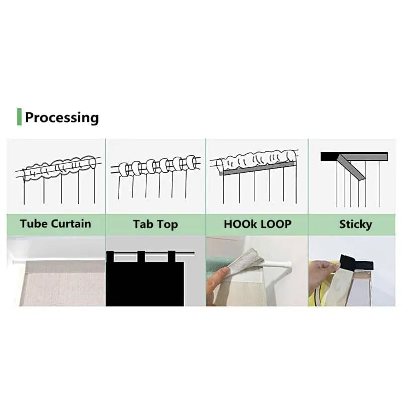Door Curtain Imabari ( 2 sizes and 4 ways to hang it)
