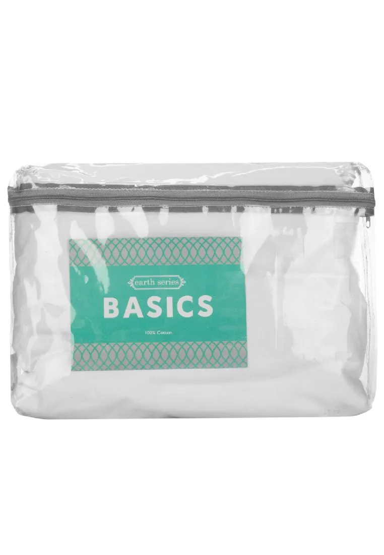 Earth Series Duvet Cover Twin 66 x 92" - Plain White