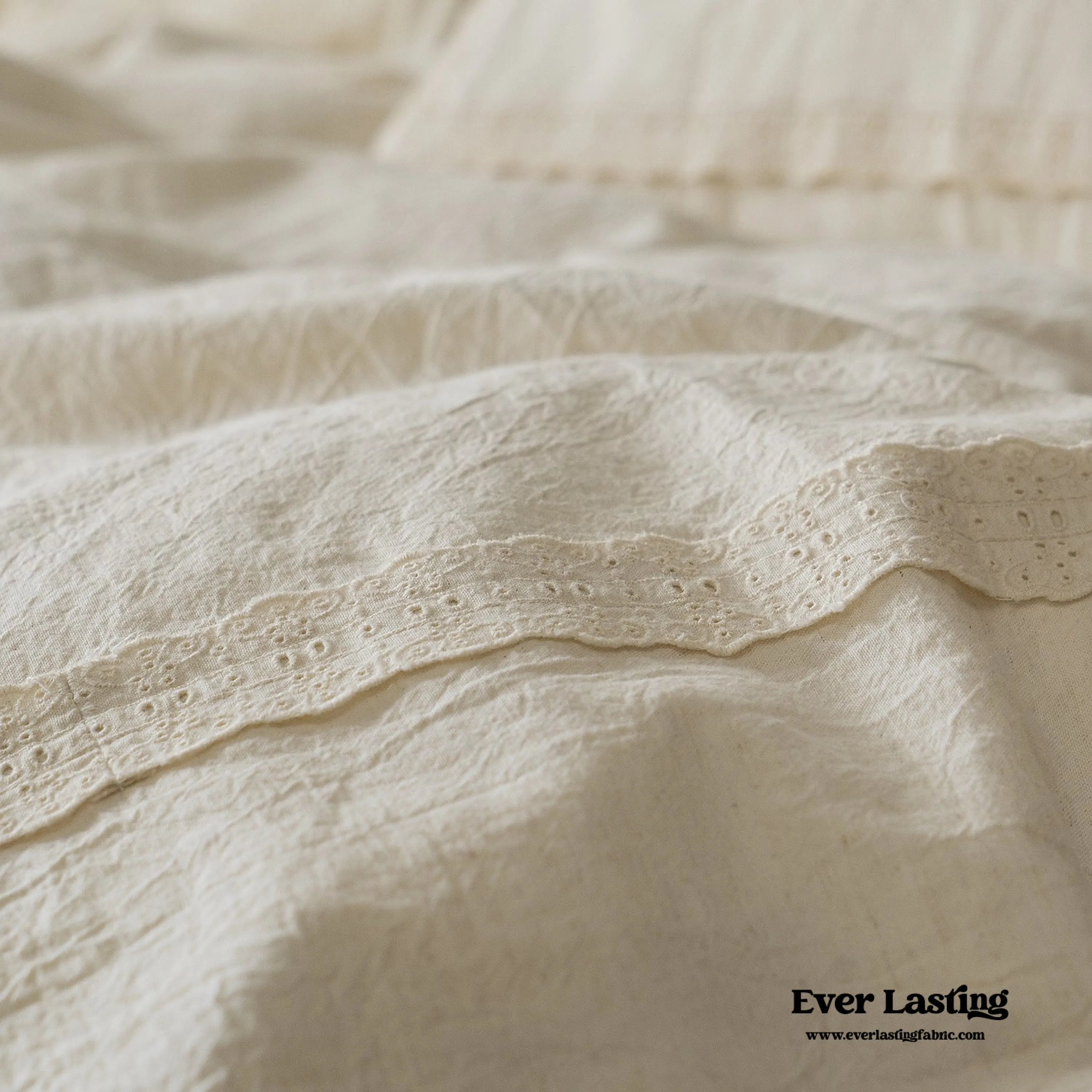 French Linen Cotton Embroidered Floral Pillowcases