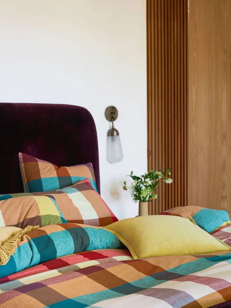 LINEN HOUSE EASTWOOD QUILT COVER SET - PECAN